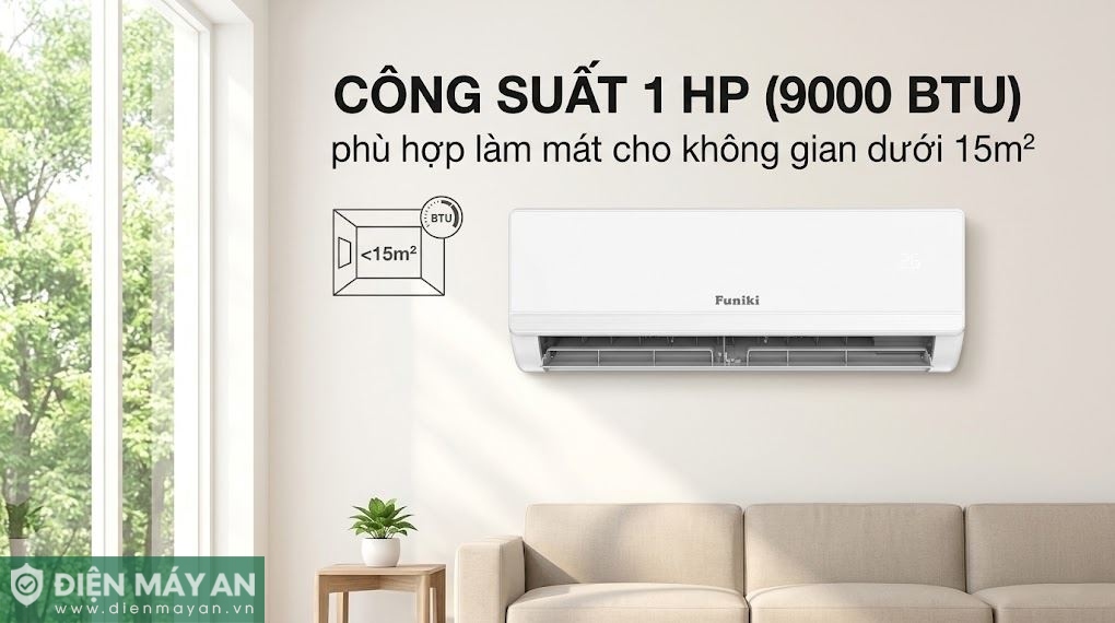 Điều hòa Funiki Inverter 9000 BTU 1 chiều HIC09TMM-6